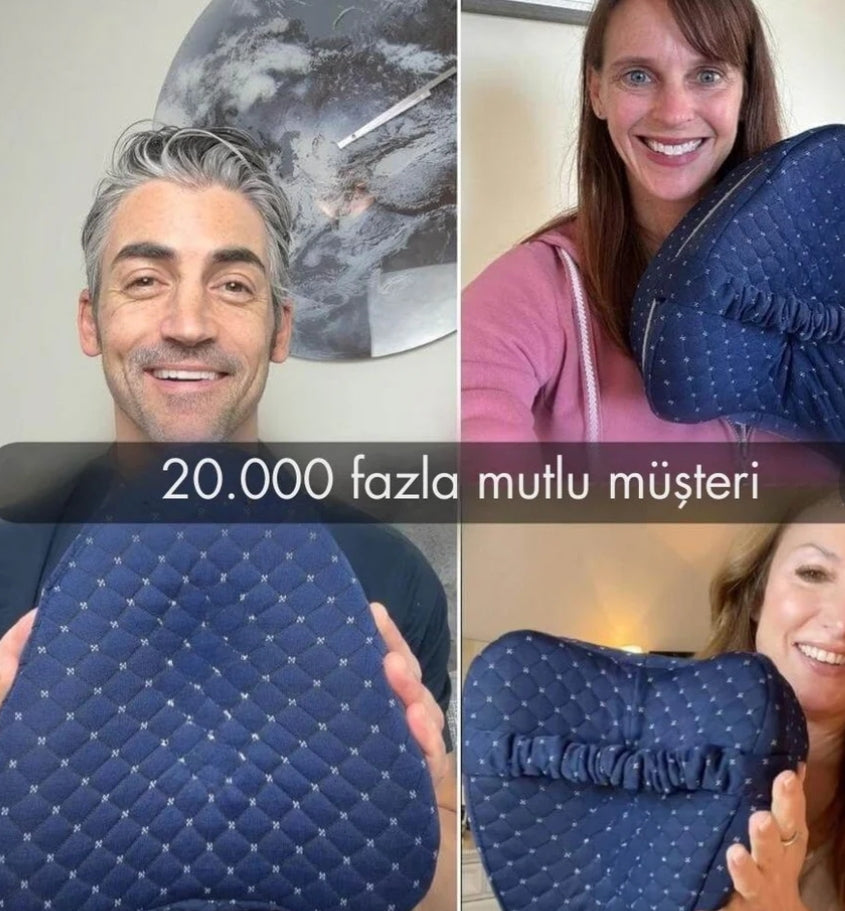 Konfor™ Ortopedik 100% Visko Destekleyici Hafızalı Tedavi Yastığı